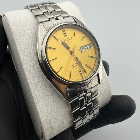 Seiko 5 Automatic 21 Jewels - Vintage Wrist Watch - Made in Japan - Picture 1 of 6